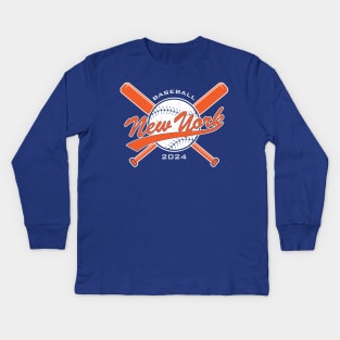 Mets 2024 Kids Long Sleeve T-Shirt